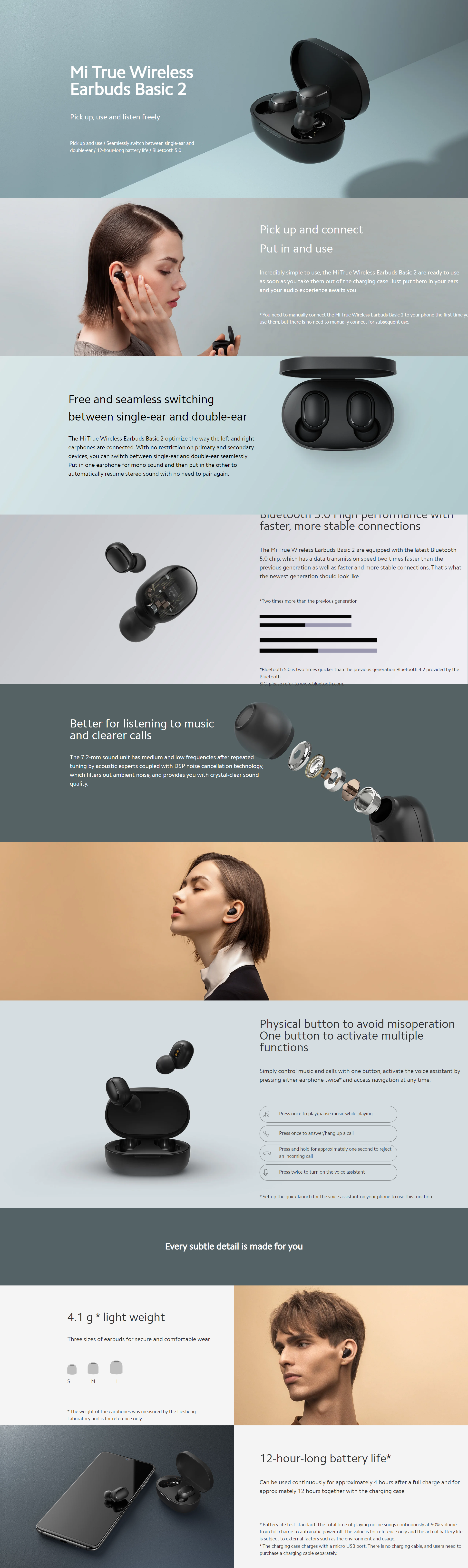 Xiaomi Airdots Mi Tws Earphones Basic Instrukcja True Wireless